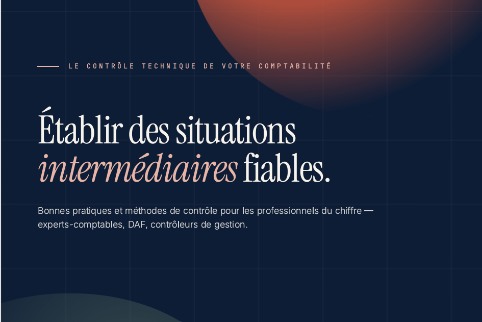 Notre livre Blanc : Etablir des situations mensuelles